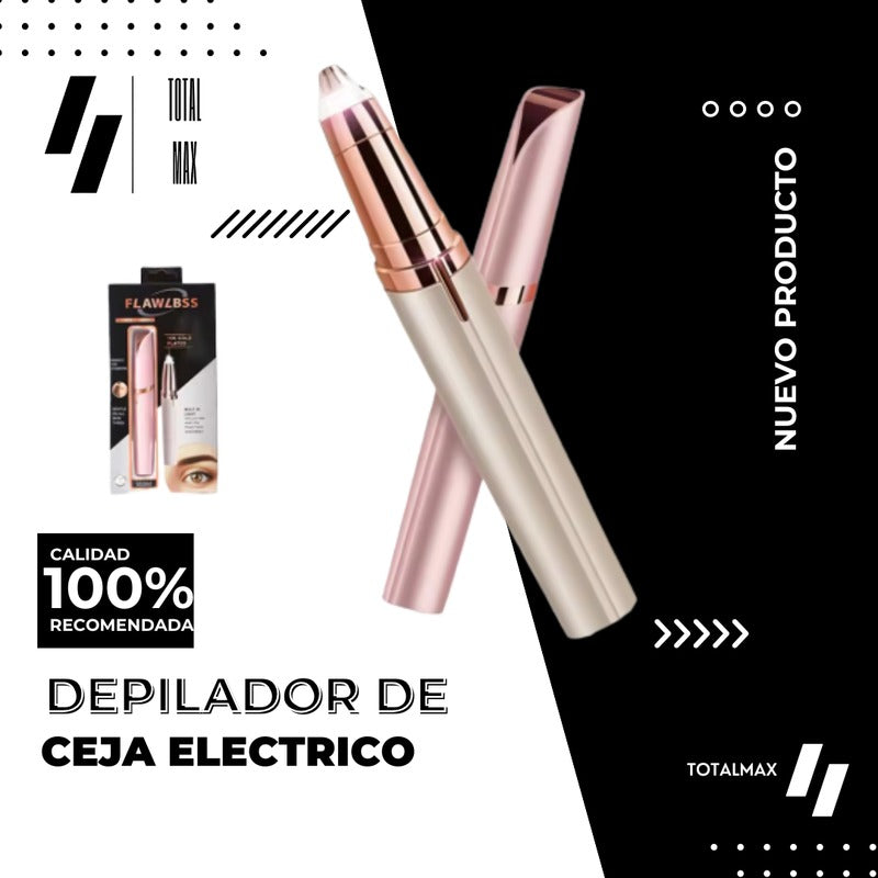 Depilador eléctrico de precisión para cejas